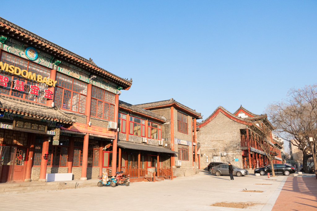 旅游胜地古式建筑高清图版权图片下载