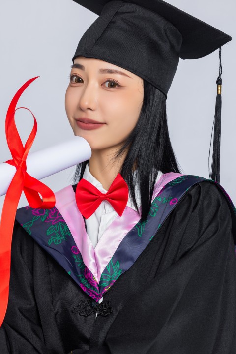 青春毕业季女孩图版权图片下载