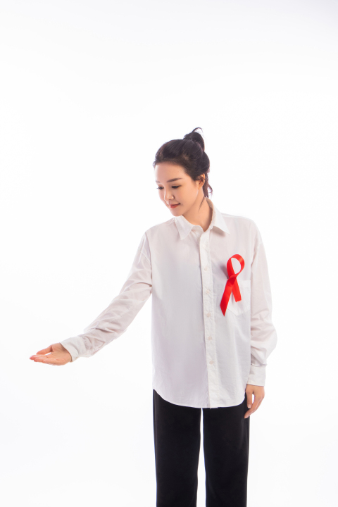 温柔的公益女孩图版权图片下载