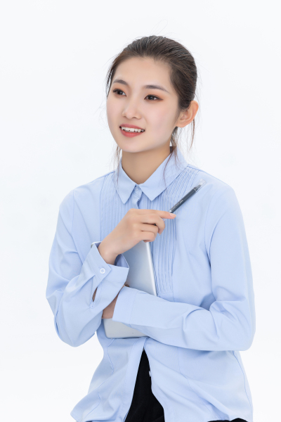 女主管正在开会高清图