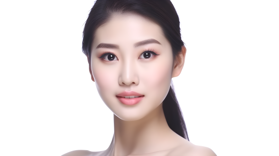 亚洲美女模特摄影图片