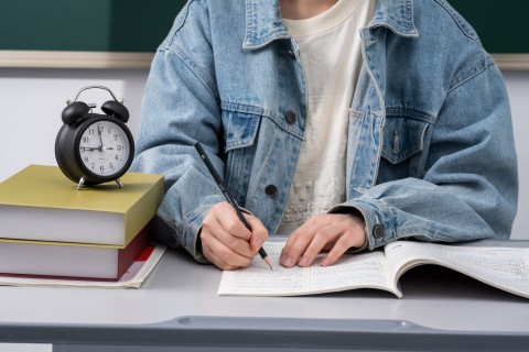 高三学生自测实拍图