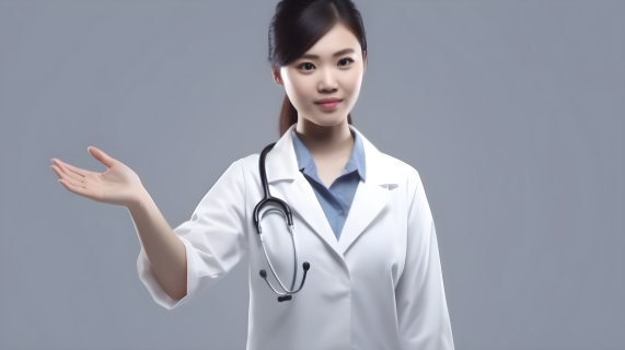 亚洲风格的女医生摄影图片