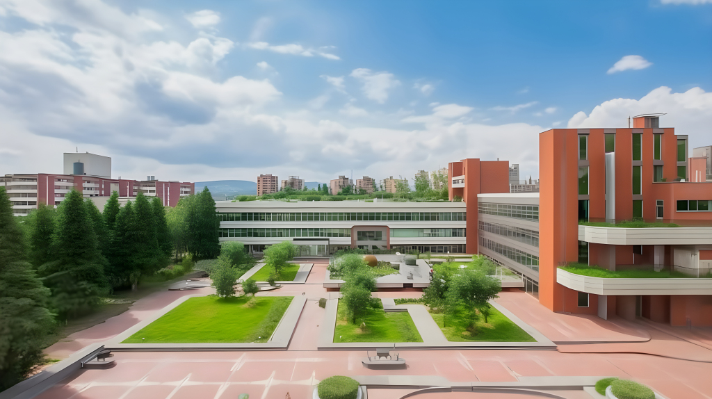 校园教学楼青春摄影图版权图片下载