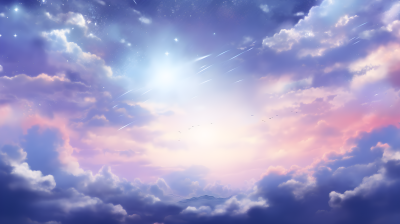 星空下的梦幻摄影图