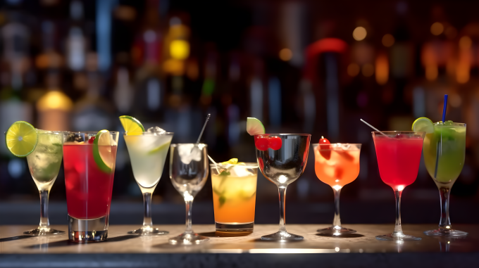 酒吧鸡尾酒摄影图片