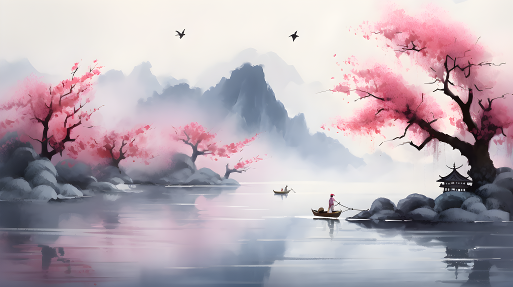 水墨意韵摄影图