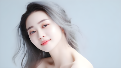 简约清新中国女性美容秘籍摄影图片