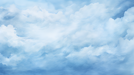 天空水彩蓝背景高清图