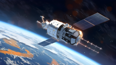 星际之旅：轨道太空站摄影图