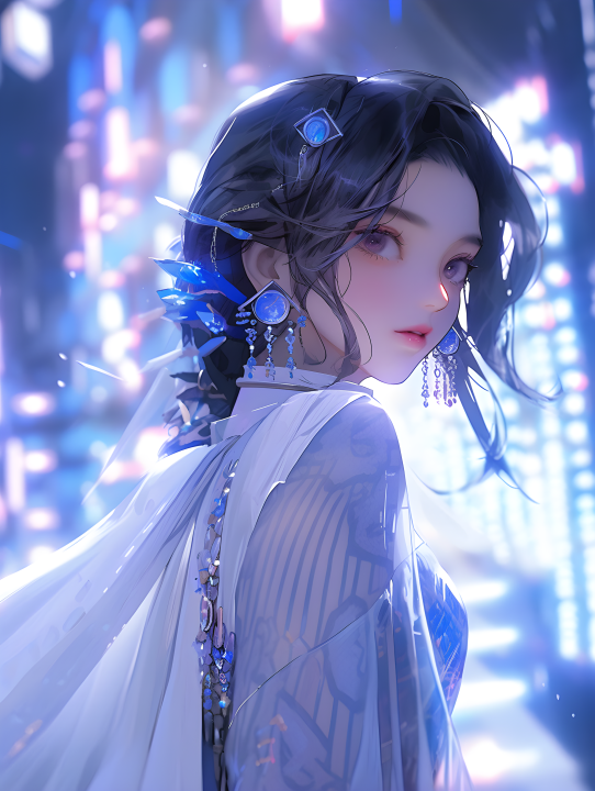 优雅汉服仙女摄影版权图片下载