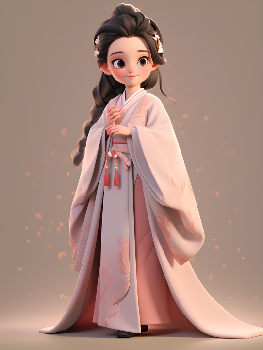 中国风儿童服装摄影版权图片下载