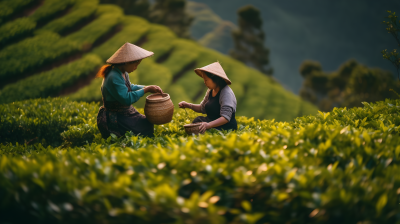 禾永南茶摄影图