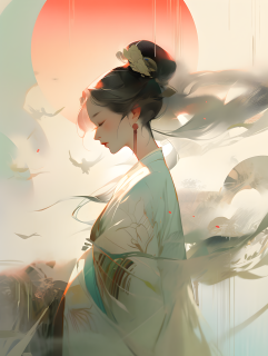 轻盈细腻的女性摄影封面艺术