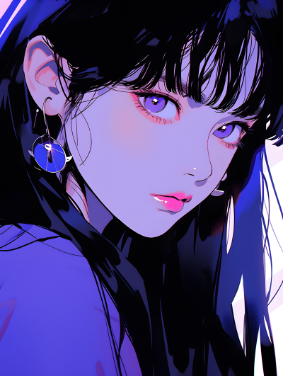 新鲜少女心，蓝色大胆色彩的摄影图片