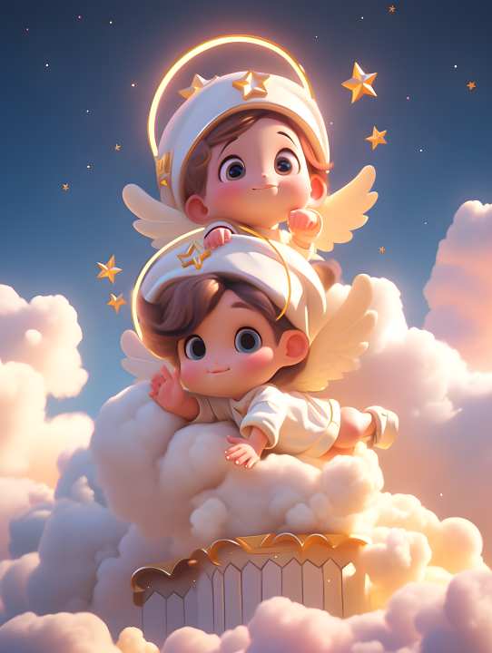 可爱的星座女孩摄影版权图片下载