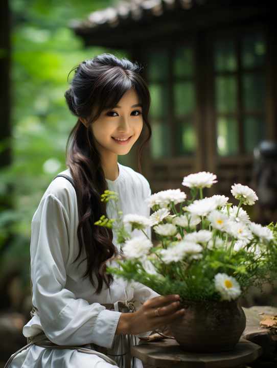 森林别墅入口花园摄影版权图片下载