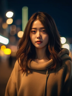 亚洲花美人摄影图