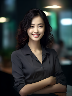 工作精英自然姿态照片