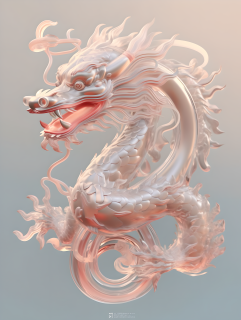 中国龙艺术图片