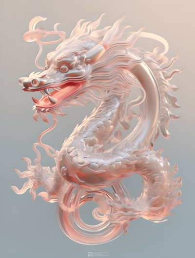 中国龙艺术图片