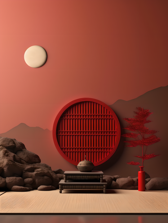 中国风简约背景摄影图版权图片下载