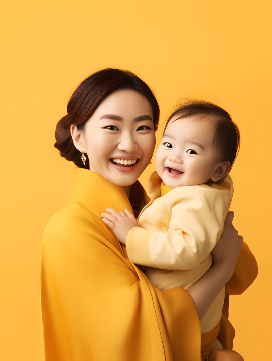 亲子照片创意实景商业摄影版权图片下载
