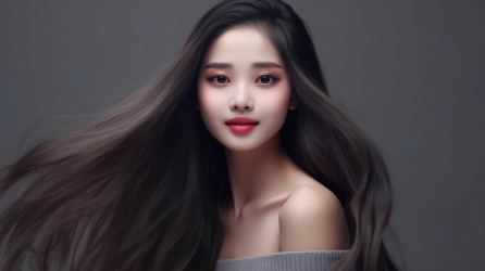 美丽快乐的模特摄影图片
