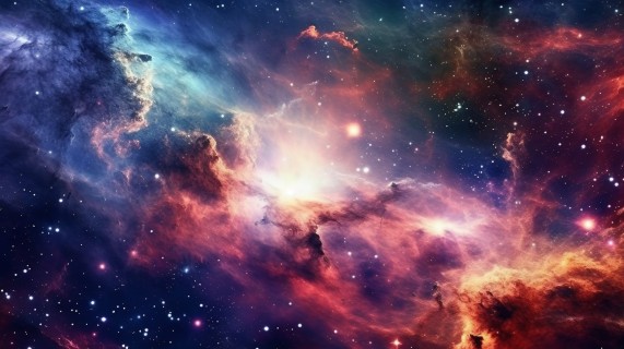 壮丽星系摄影图片