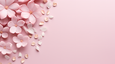 柔和花瓣养颜美肌摄影图