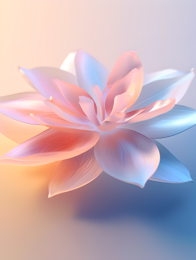 简约柔软的花瓣摄影图