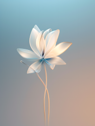 简约柔和花瓣摄影图