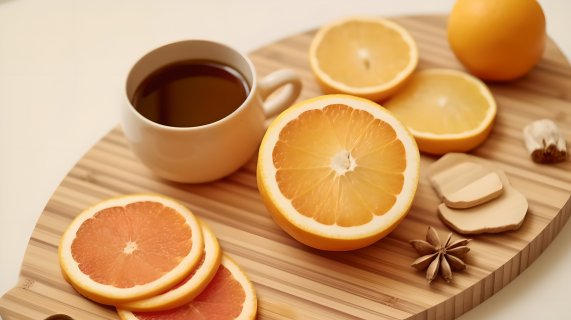 蜜茶的和谐之美摄影图片