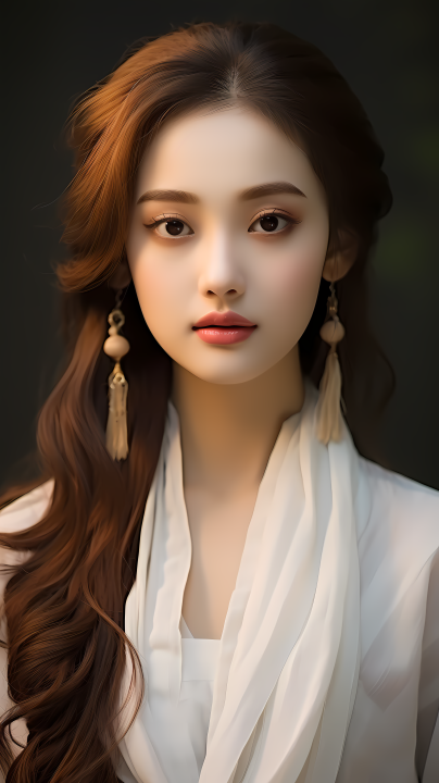 时尚美妆节目主持人高清摄影版权图片下载