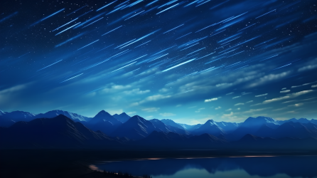 梦幻星空壁纸摄影图