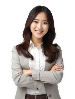 自然姿态的中国美女教师