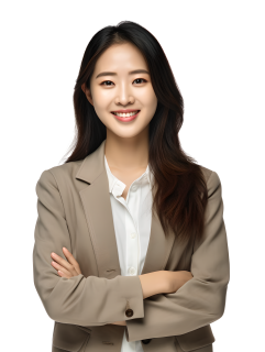 灿烂笑容的中国美女老师摄影图片
