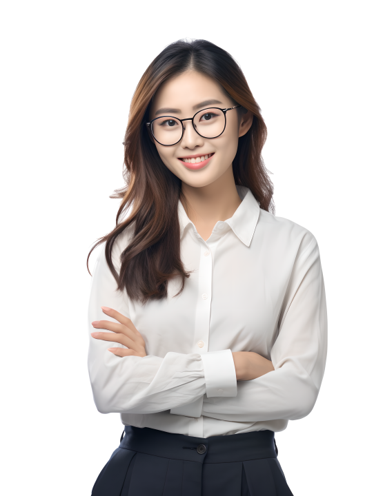 优雅帅气的中国美女教师摄影版权图片下载