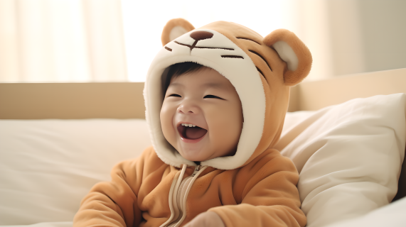 小老虎男宝摄影图
