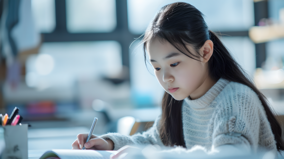 大学生学习摄影图