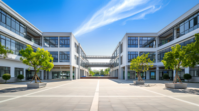 学校教学楼现代化装修图片