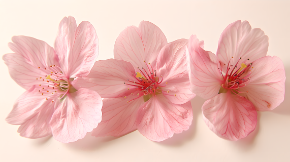樱花花瓣特写图片