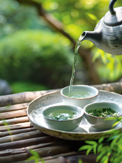 清茶绿色园林图片