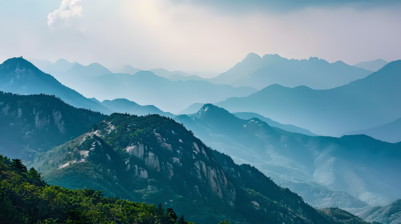 泰山美景图片