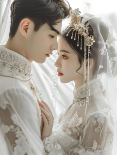 情侣婚纱照创意图片