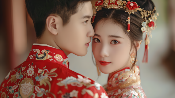 情侣婚纱照浪漫图片