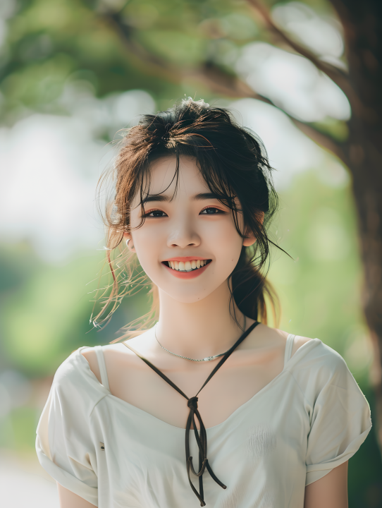 春游女孩小清新版权图片下载