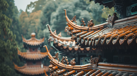国风建筑古朴典雅图片