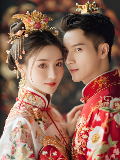 情侣婚纱照图片