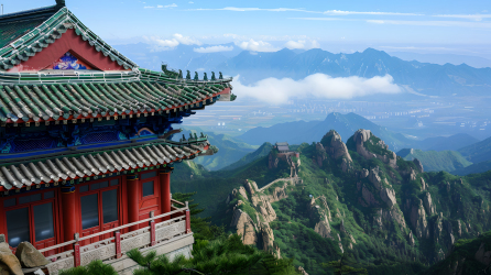泰山壮丽图片